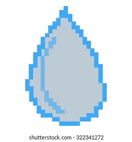 Isolated 8-bit icon on a white background