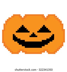Isolated 8-bit icon on a white background