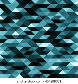 Isolated abstract blue, black and white lowpoly designed vector background. Polygonal elements backdrop. Translucent overlays wallpaper. Decorative tile illustration.