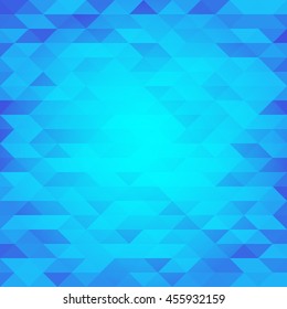 Isolated abstract blue, black and white lowpoly designed vector background. Polygonal elements backdrop. Translucent overlays wallpaper. Decorative tile illustration.