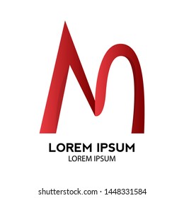 Isolated abstract business logo with text - Vector