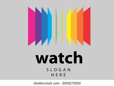 
isolated abstract cinema logo vector template on white background