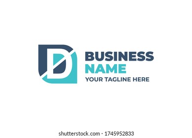 Isolated Abstract Company Logo Template in alphabet design concept for your business, company, firm, brand, and many more