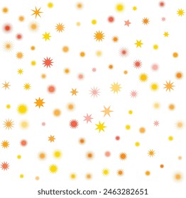 An isolated abstract cosmic star burst shape pattern background image design element.