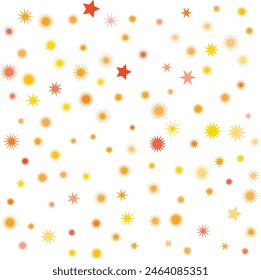 An isolated abstract cosmic star burst shape pattern background image design element.