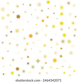 An isolated abstract cosmic star burst shape pattern background image design element.