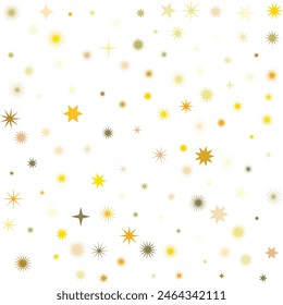 An isolated abstract cosmic star burst shape pattern background image design element.