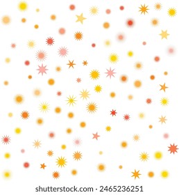 An isolated abstract cosmic star burst shape pattern background image design element.