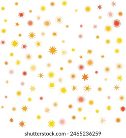 An isolated abstract cosmic star burst shape pattern background image design element.
