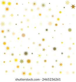 An isolated abstract cosmic star burst shape pattern background image design element.