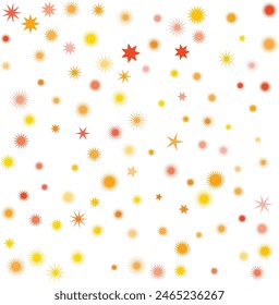 An isolated abstract cosmic star burst shape pattern background image design element.