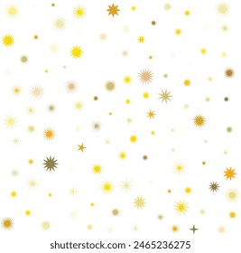 An isolated abstract cosmic star burst shape pattern background image design element.