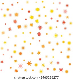 An isolated abstract cosmic star burst shape pattern background image design element.