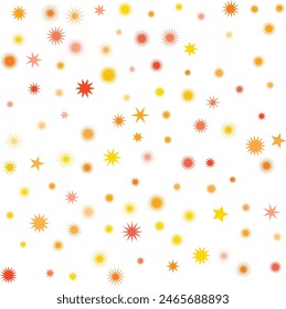 An isolated abstract cosmic star burst shape pattern background image design element.
