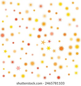 An isolated abstract cosmic star burst shape pattern background image design element.