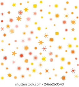 An isolated abstract cosmic star burst shape pattern background image design element.
