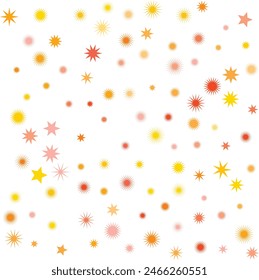 An isolated abstract cosmic star burst shape pattern background image design element.