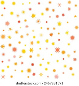 An isolated abstract cosmic star burst shape pattern background image design element.