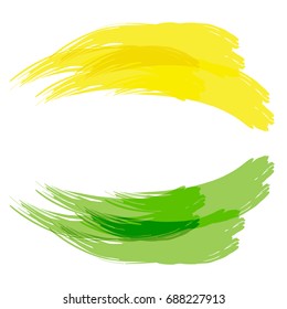 Isolated abstract flag of India, Vector illustration