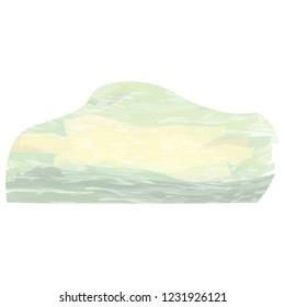 Isolated abstract flag sketch. Vector illustration design