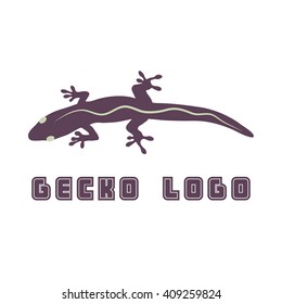 Isolated abstract gecko logo on a white background for companies - Eps10 vector graphics and illustration
