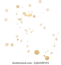 Isolated abstract gold spots. luxury background. Watercolor glitter splash