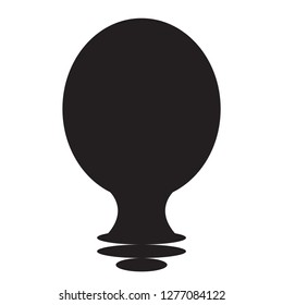 isolated abstract lightbulb concept. Vector illustration design