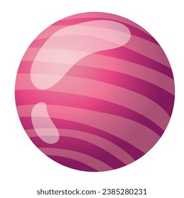 Isolated abstract planet Cosmic star Vector