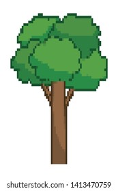 Isolated abstract and season tree design vector illustration