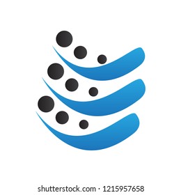 Isolated abstract spa logo. Vector illustration design