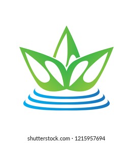 Isolated abstract spa logo. Vector illustration design