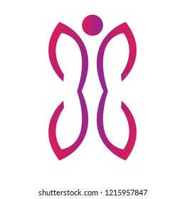 Isolated abstract spa logo. Vector illustration design