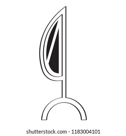 Isolated abstract tree icon