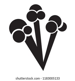 Isolated abstract tree icon