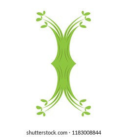 Isolated abstract tree icon