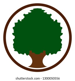 Isolated abstract tree icon. Vector illustration design