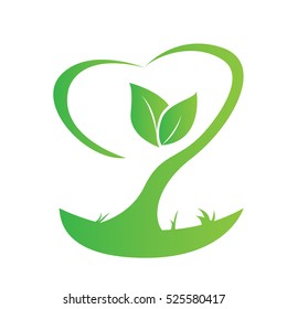 Isolated abstract tree on a white background, Vector illustration