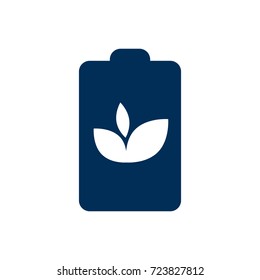 Isolated Accumulator Icon Symbol On Clean Background. Vector Eco Battery Element In Trendy Style.