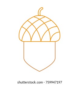 Isolated acorn design
