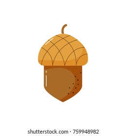 Isolated acorn design