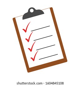 Isolated activity checklist image - Vector illustration design