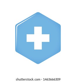 isolated add plus icon vector. modern 3d icon button. 