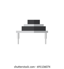 Isolated Addressee Flat Icon. Destination Vector Element Can Be Used For Destination, Transistor, Resistor Design Concept.