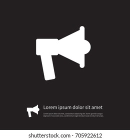 Isolated Advertisement Icon. Speaker Vector Element Can Be Used For Speaker, Advertisement, Loudspeaker Design Concept.