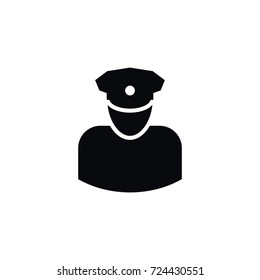 Isolated Agent Icon. Security Man Vector Element Can Be Used For Agent, Security, Man Design Concept.