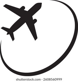 isolated airplane icon on the white background. Air fly isolated sign.