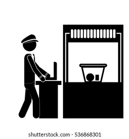 Isolated airport security checkpoint design