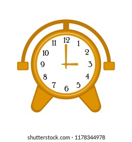 Isolated alarm clock icon