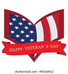 Isolated american badge on a white background, Vector illustration