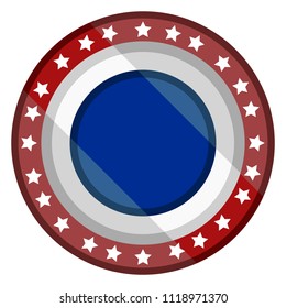 Isolated american emblem